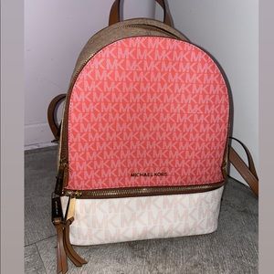 Michael Kors rhea medium logo backpack